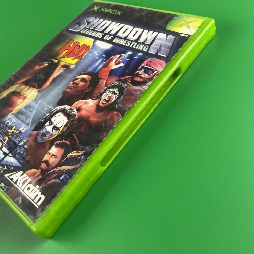 Showdown Legends of Wrestling (Microsoft Xbox, 2004) Complete CIB